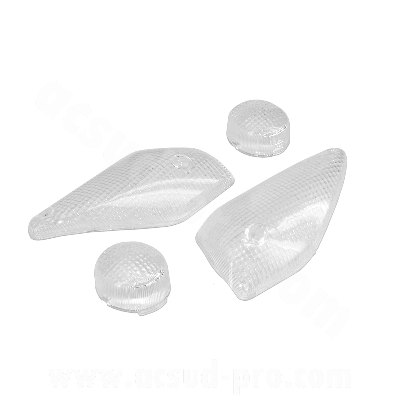 CABOCHON CLIGNOTANT TNT TRANSPARENT ADAPT. MBK NITRO 1999> / YAMAHA AEROX 1999> (BLISTER DE 4) *