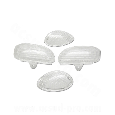 CABOCHON CLIGNOTANT TNT TRANSPARENT ADAPT. MBK OVETTO / YAMAHA NEOS (BLISTER DE 4) *