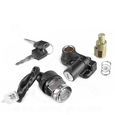 IGNITION SWITCH WITH KEYS TO FIT TNT MOTOR CITY 50 - 125CC  / SPIGAOU 50 - 125cc / ST50.6 / ST125.6  
