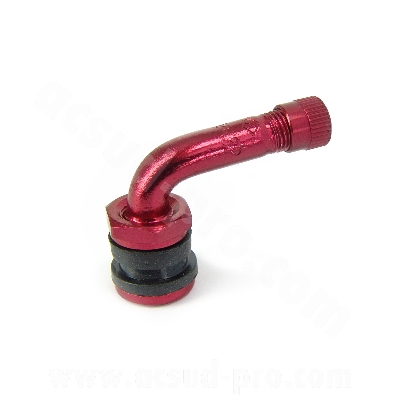 TUBELESS VALVE ANGLED COLOUR RED
