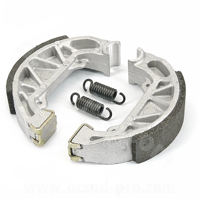 GARNIT BRAKE SHOES REAR TO FIT PIAGGIO 50 ZIP, NRG, TYPHOON, NTT 1998-2004  (Ø100 X 20) (OEM : 2727115)  