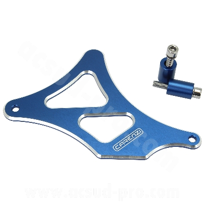 ALLOY MASK TRANSMISSION GEARS CARENZI TO FIT AM6 ANODIZED BLUE
