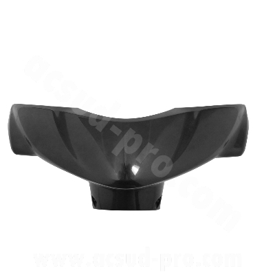 COUVRE GUIDON ADAPT. MBK 50 OVETTO 2008-2010 /  YAMAHA 50 NEOS 2008-2010 NOIR METAL