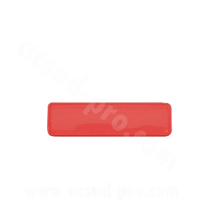 PLACA TAPA NUMER MBK BOOSTER / NITRO / YAMAHA BWS / AEROX  ROJO SCUDERIA