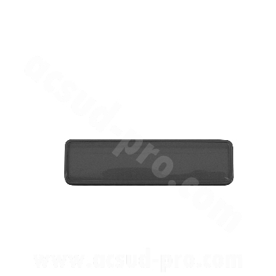 PLACA TAPA NUMER MBK BOOSTER / NITRO / YAMAHA BWS / AEROX  NEGRA   METAL