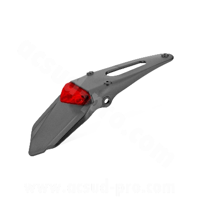 PORTA MATRICULA CON PILOTO ROJO A LEDS