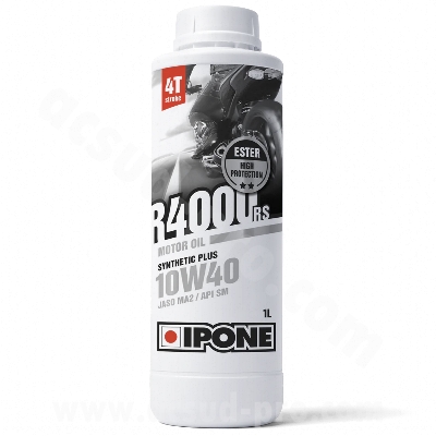 OIL IPONE 4T R4000 RS SEMI-SYNTHESE 10W40 (BIDON 1 LITRE)