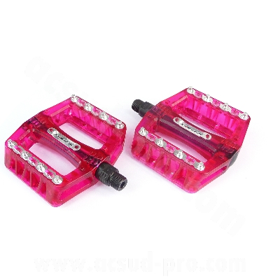 BMX BIKE PEDAL TOKEN REPLACEABLE TIPS RED (PAIR)