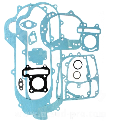 GASKET SET COMPLET WITH CRANKCASE TO FIT ENGINE  GY6 50CC 139 QMB/A
