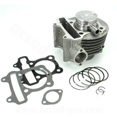 CILINDRO COMPLETO ADAP KYMCO 125CC  AGILITY / PEOPLE / SUPER 8 Ø52.4 / SCOOTER CHINOIS 4 TEMPS  ( OEM: 00123115 / 152QMI )    