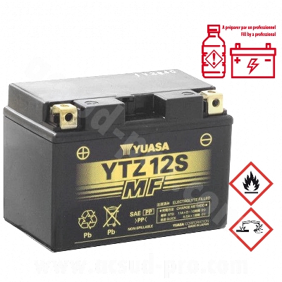 BATT YUASA YTZ12S 12V-11A (TMAX 530 )