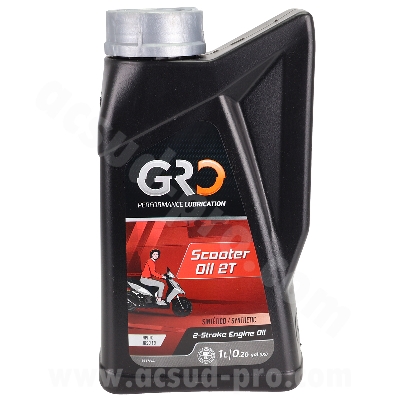 HUILE GLOBAL RACING OIL 2T SCOOTER OIL SYNTHESE (BIDON 1L)  GRO