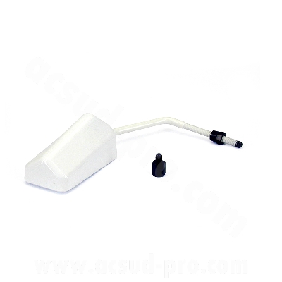 Rétroviseur Tuning F11 Rétro Réversible - Diamètre 8 Pouces - Couleur Blanc - Neuf
