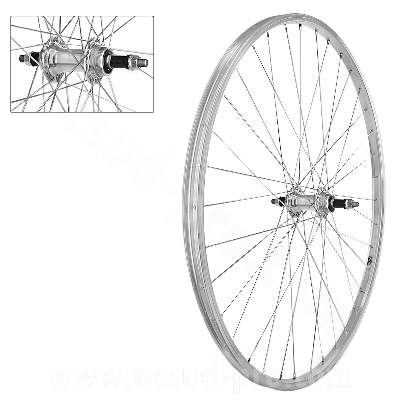 26 INCH REAR WHEEL FOR FREEWHEEL WITHOUT Q/R