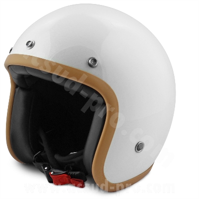 CASQUE JET NOEND TRIBUTE SOLID WHITE     XS