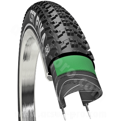 Pneu Velo 700 x 38c Deli s-265 anticrevaison 1.3mm Noir Tringle Rigide