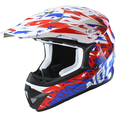 CASQUE CROSS NOEND CRACKED USA   L