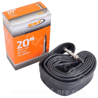 CHAMBRE A AIR 20'' x 1-3/8 CST PRESTA VP VALVE 60mm