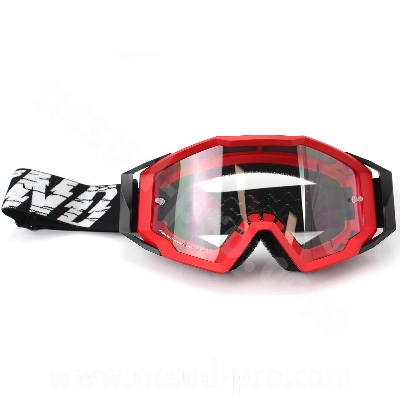 MASQUE/LUNETTES CROSS MOTO NOEND 7.2 CRACKED SERIES ROUGE 