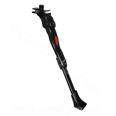 Kickstand Lateral Length: Adjustable Max 305mm Reinforced Black in Aluminum with Double Plate Attachment