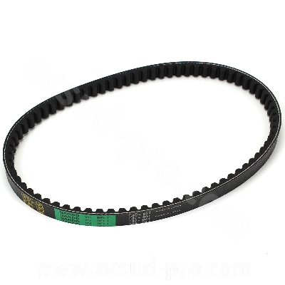 V BELT  SCOOTER BANDO PEUGEOT 50 KISBEE 4T / KYMCO 50 AGILITY 4T, VITALITY 4T/SYM 50 ORBIT 4T / SCOOT 50 CHINOIS 4T GY6, 139QMB ROUES DE 12 POUCES ( 729 x 18 x 8,5 x 30° ) -BANDO S09-004-  