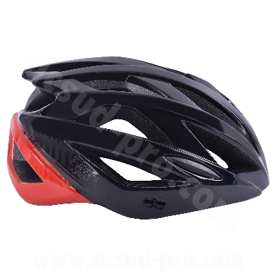 CASQUE VELO ADULTE SAFETY LABS IN-MOLD JUNO NOIR/ROUGE T.L (58-61CM)