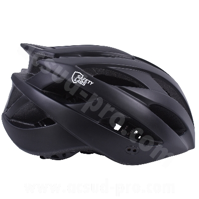 CASQUE VELO ADULTE SAFETY LABS IN-MOLD AVEX NOIR AVEC ECLAIRAGE LED INTEGREE T.M (54-57CM)
