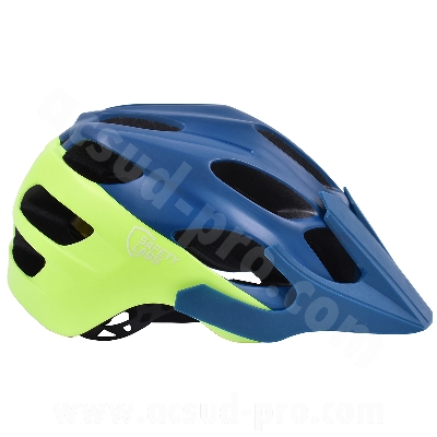CASQUE VELO ADULTE SAFETY LABS IN-MOLD VOX BLEU/JAUNE MAT T.M (54-57CM)