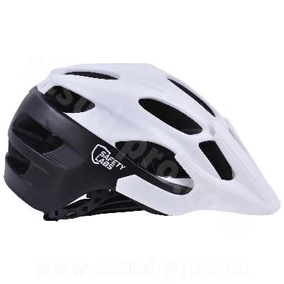 CASQUE VELO ADULTE SAFETY LABS IN-MOLD VOX BLANC/NOIR MAT T.M (54-57CM)