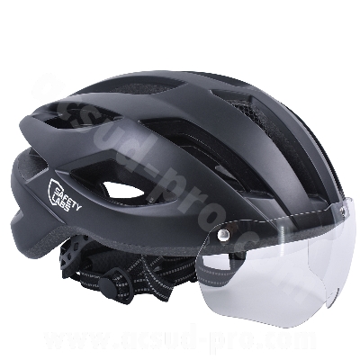 CASQUE VELO ADULTE SAFETY LABS IN-MOLD EXPEDO NOIR MAT T.M (54-57CM)
