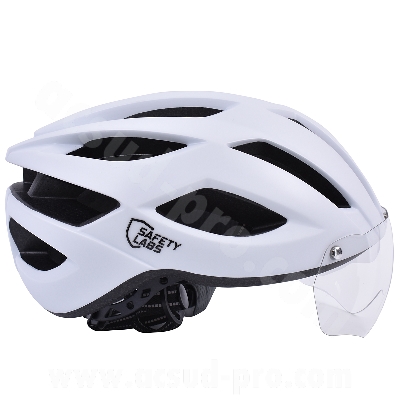 CASQUE VELO ADULTE SAFETY LABS IN-MOLD EXPEDO BLANC T.M (54-57CM)