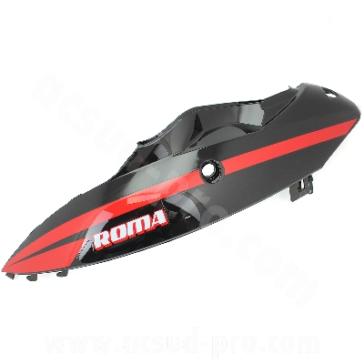 CAPOT / COQUE / CARENAGE ARRIERE GAUCHE NOIR /ROUGE ROMA E5 