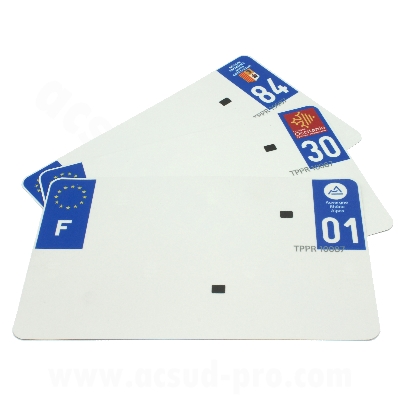 BANDE FILM REFLECTO PLAQUE IMMATRICULATION 210X130 DEP.71
