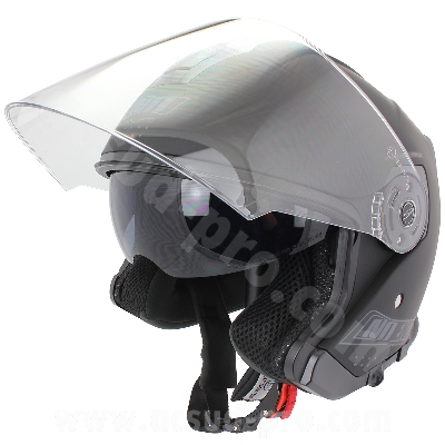 CASQUE JET MAX NOEND V586 BLACK MAT