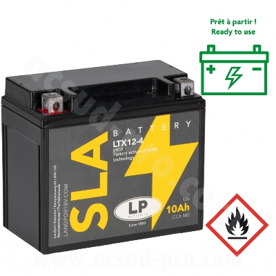Batterie 12V 10Ah Plomb – Format Standard, Polyvalente Pour Outillage, éclairage De Secours, Appareils électroniques
