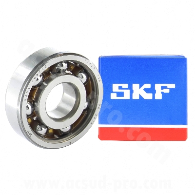 RODAMIENTO MOTOR SKF 6303 C3 TN9 C3 ADAPT. MOTEUR MINARELLI AM6 CAGE POLYAMIDE   (17 X 47 X 14)  