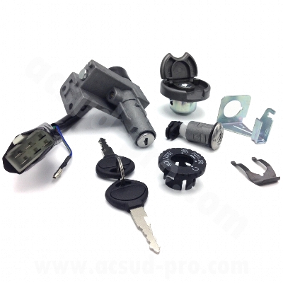 IGNITION SWITCH WITH KEYS TO FIT KYMCO AGILITY 50-125 RS 12 INCHES (OEM 35010-LGB5-E10 / 35010-LGB6-E90)