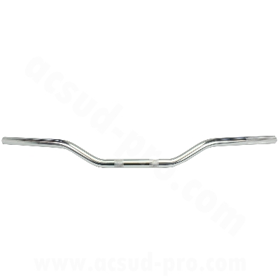 MOTORCYCLE HANDLEBAR NOEND ALUMINUM DIAMETER 22.2 COLOR SILVER  (  L: 760mm H:100mm )  