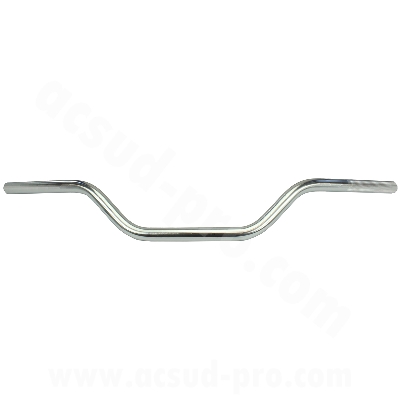 GUIDON MOTO / MECABOITE / CROSS NOEND ALUMINIUM Ø22.2 COULEUR ALU ( L: 710mm H: 100mm )  