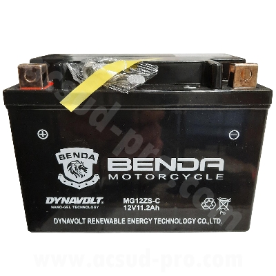 BATTERIE DYNAVOLT BENDA MG12ZS-C 12V11.2Ah ARCHIVE BLACKPEARL 125 CC 