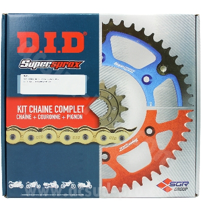 CHAIN & SPROCKET KIT DID TO FIT  DERBI 50 SM DRD 06- CHAIN DID 420D  130 LINKS  11X53 STEEL