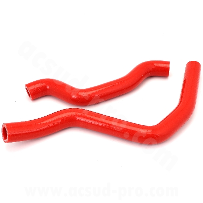 KIT DURITES DE REFROIDISSEMENT D EAU SILICONE CARENZI ADAPT  HM - VENT - FANTIC 50 ROUGE  