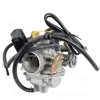CARBURETOR ASSY ADAPT SCOOTER 125CC GY6 4T / PEUGEOT 125 SUM UP /  KYMCO AGILITY 125CC  D :24mm