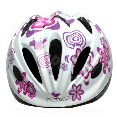 CASCO BICI ADULTE PERF URBAN BLANCO MATE AVEC VISIERE AMOVIBLE T.M (55-58CM)