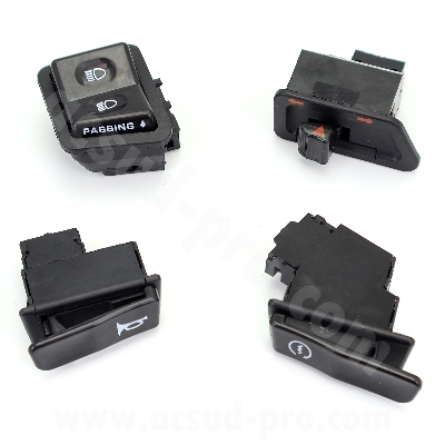 KIT COMMODO / COMMUTATEUR DROIT ET GAUCHE  MAXISCOOTER ADAPT. HONDA SH 125 2003-12 / SH 150 2004-12