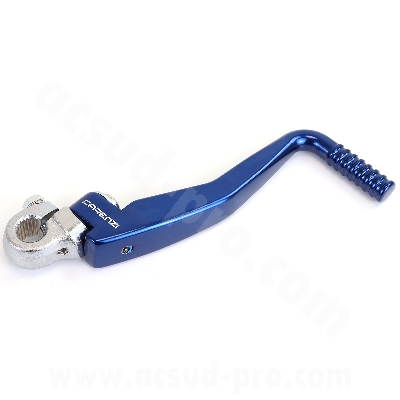 KICK DEMARRAGE CARENZI HQ ADAPT. DERBI SENDA EURO2 / EURO3 / EURO4  BLEU ANODISE