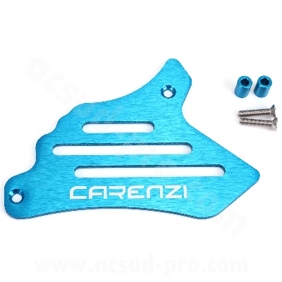 ALLOY MASK TRANSMISSION GEARS CARENZI EVO TO FIT AM6 ANODIZED BLUE