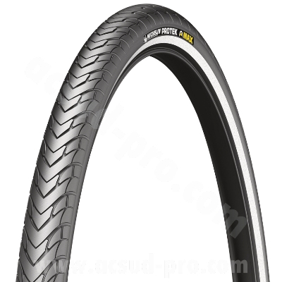 PNEU VELO 700 x 35 MICHELIN PROTEK MAX 5mm BANDES REFLECHISSANTES E-BIKE READY TRINGLE RIGIDE TR (37-622)
