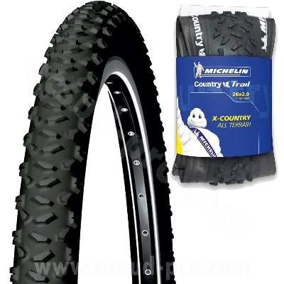 BIKE TIRE 26 x 2.00 MICHELIN COUNTRY TRAIL TUBELESS READY SOFT CABLE TS (52-559)