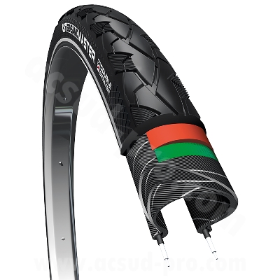 NEUMÁTICO BICI 700 x 38 VTC/VAE URBAIN CST SENSAMO MASTER NEGRA BANDA ANTI-PINCHAZO 5mm TRINGLES RIGADAS (40-622)